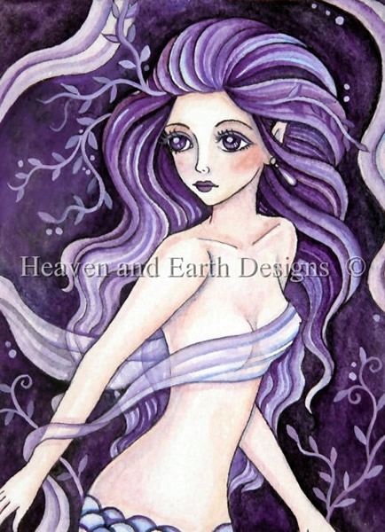 QS Purple Silk Mermaid - Click Image to Close